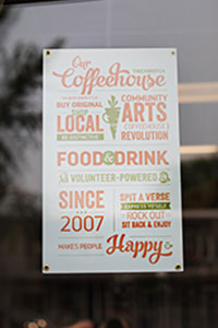 carrot community arts coffeehouse poster, edmonton, Alberta Avenue, 118 avenue
