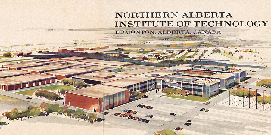 Program from 1963 grand opening of NAIT