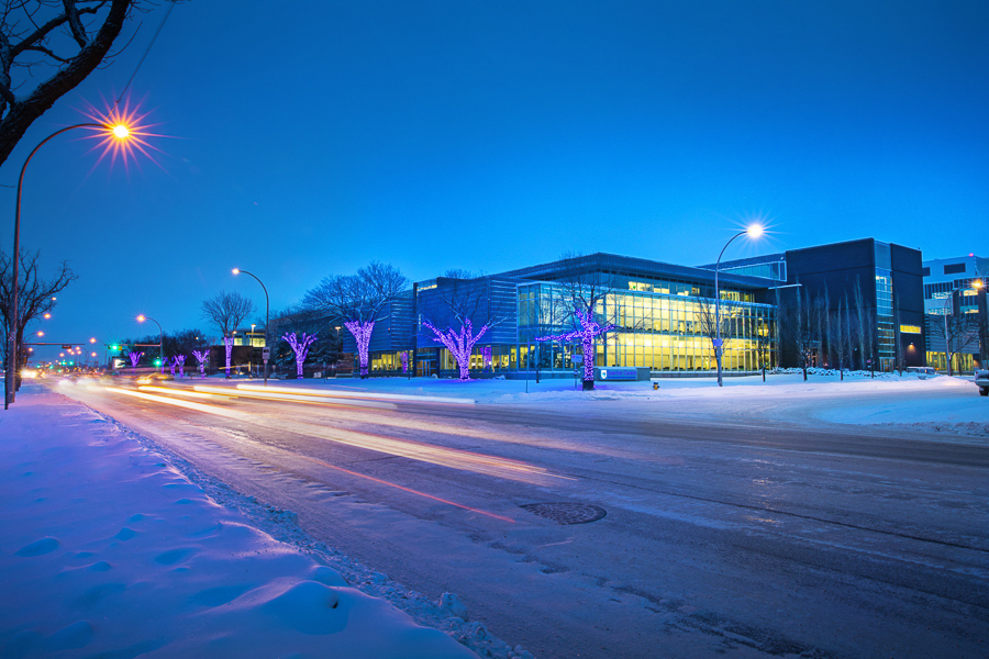 NAIT main campus in winter