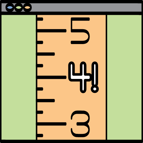 illustration of a ruler