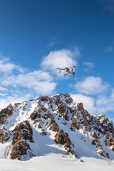 drone in arctic