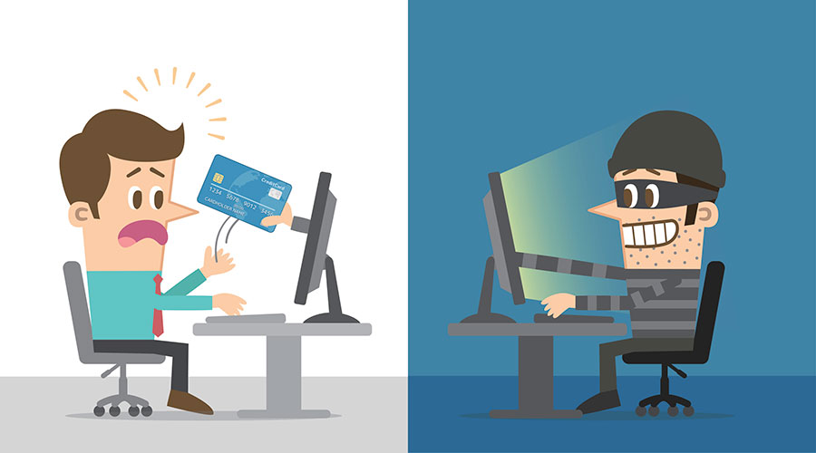 internet credit card information theft