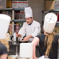 Daniel Brasileiro, NAIT lab tech and Mini-chefs instructor