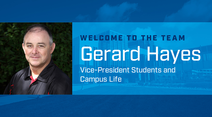 gerard hayes, nait vice president students and campus life