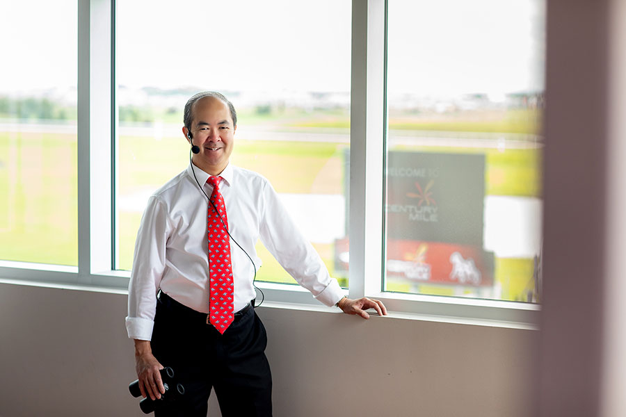 ken gee, announcer, century mile casino and race track