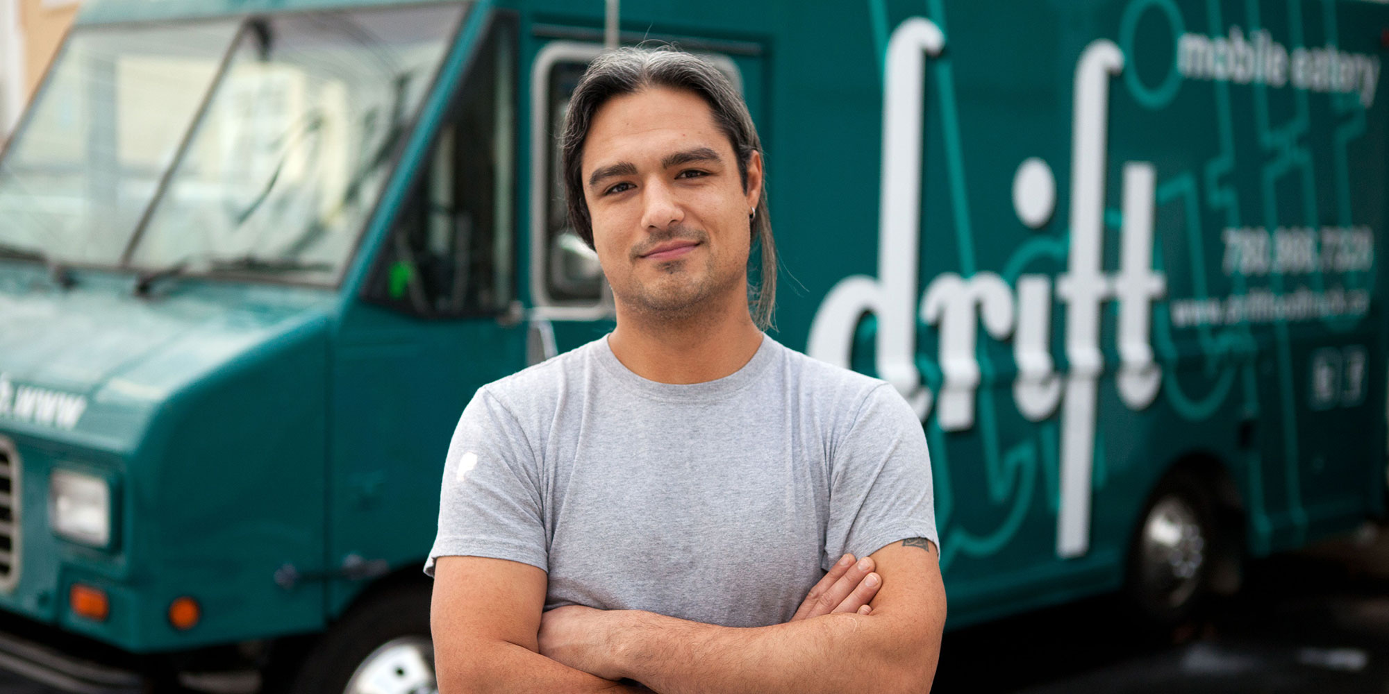 nevin fenske, owner of drift food truck, edmonton