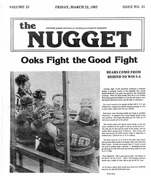 the nugget, nait student newspaper, 1985