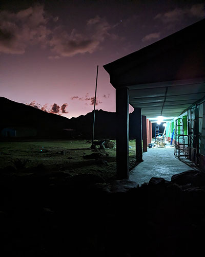 light up the world solar installation electrifies school in village of Pallccapampa, Peru