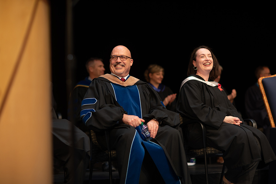nait 2022 convocation, peter leclaire and melanie rogers