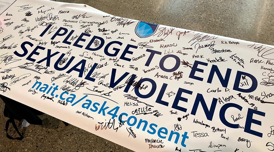 NAIT consent pledge banner