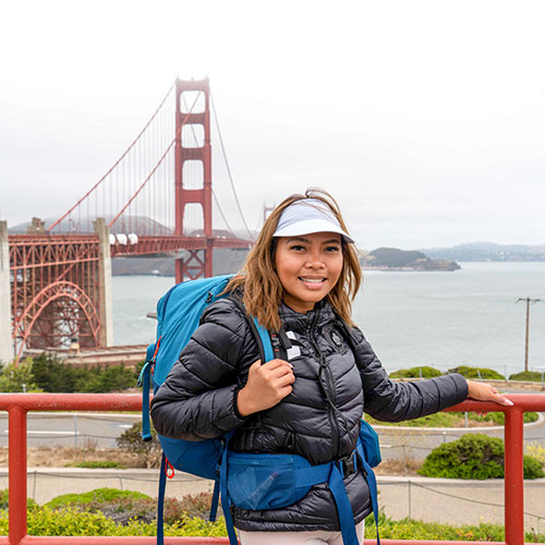 shelvie fernan, NAIT grad and co-founder of fly and fetch, ins San Francisco